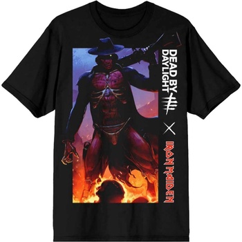 Iron Maiden tričko Dead By Daylight Gunslinger čierne