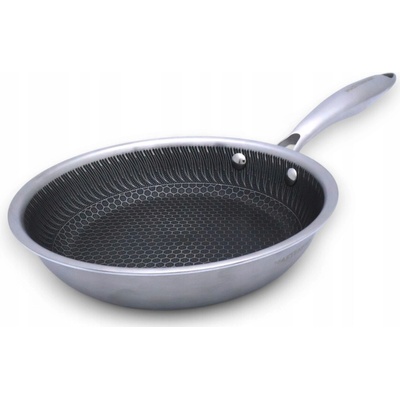 Masterpan Tradiční pánev Pánev NEREZOVÁ OCEL MEDOVÁ PLÁSTEV 28 cm nerezová ocel