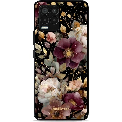 Mobiwear Glossy - Realme 8 - G169G Zlatavé kvítky – Zboží Živě