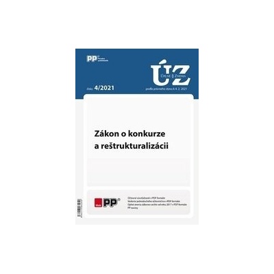 UZZ 4/2021 Zákon o konkurze a reštrukturalizácii
