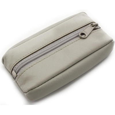 Světle šedá kožená se zipovou kapsou 619 2418 20