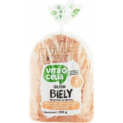 Vitacelia Bezgluténový chlebík Biely 250 g