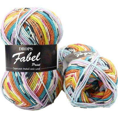 Drops Fabel print 923 pastelky