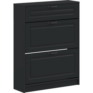 vidaXL Шкаф за обувки UTRECHT 78 x 24 x 100 см Инженерна дървесина (897756)