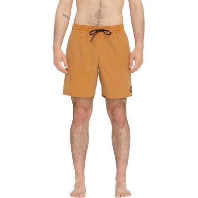 Volcom Бански гащета Volcom Center 17´´ swimming shorts - Brown (Ginger Brown)