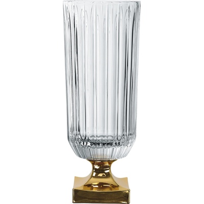 Nachtmann Ваза MINERVA GOLD, 40 см, прозрачна, Nachtmann (NM104163)