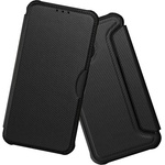 Gigapack Samsung A27 5G GIGAPACK Калъф тип „FLIP с ефект на кожа, карбонов мотив, ЧЕРЕН (GP-191782)