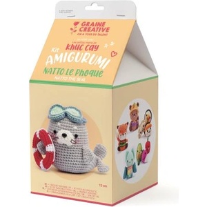 GRAINE CREATIVE Graine creative Комплект за плетене на една кука Тюлен (420250)