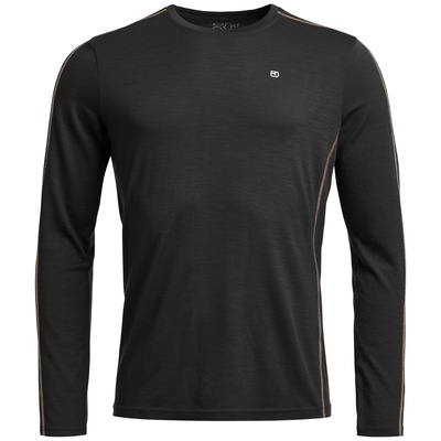 Ortovox 185 Rock'N'Wool Long Sleeve M Размер: XL / Цвят: черен
