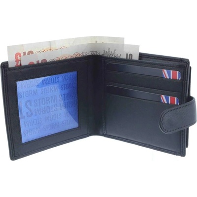 AJAX LEATHER WALLET BLACK STORM