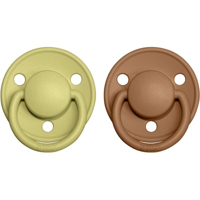 Bibs De Lux silikon Meadow earth 2 ks