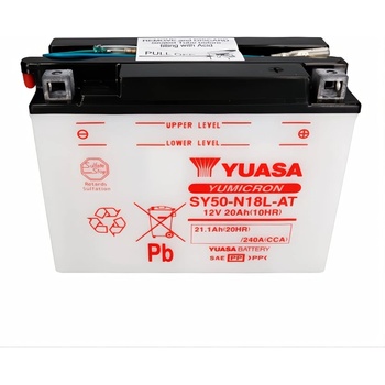 YUASA Yumicron 12V 20Ah right+ SY50-N18L-AT