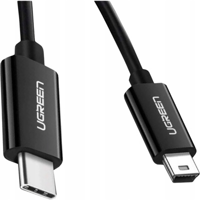 Ugreen 50445 USB-C/Mini USB, 1m, černý