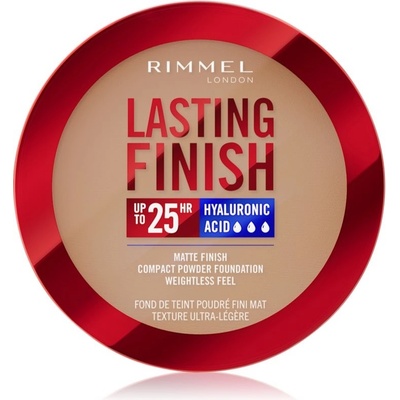 Rimmel Lasting Finish 25H kompaktný púder SPF20 010 Latte 7 g