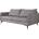 ROPEZ Сив диван 199 cm Juli Bis - Ropez (Juli Bis Sofa 3os. tk. Enjoy New 21 nogi metalowe czarne)