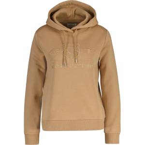 Gant Суичър Gant Tonal Logo Archive Shield Hoodie - Caramel Beige