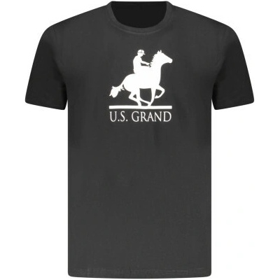U.S. Grand stylové pánské tričko s krátkým rukávem POLO Black