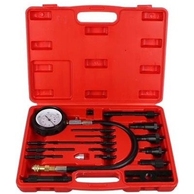 Sada pro testování komprese naftových motorů MECHANIC ENGINE TESTER 19, 0-70bar, 19ks SIXTOL