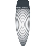 Brabantia Калъф за маса за гладене Brabantia D 1003457, 135x45 см, 8 мм, Топлоустойчива зона за ютия, Тъмносив/Бял (1003457)