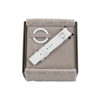 Gucci 129 Medium White Leather Watch Strap and Matching Bezel YFA50005