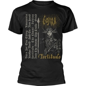 Gojira Риза Fortitude Tracklist Unisex Black XL (PH13532XL)