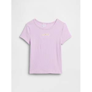 GAP Бебешка тениска с ребра GAP GAP | Lilav | Момичешки | XS