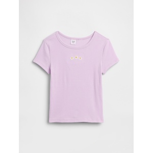 GAP Бебешка тениска с ребра GAP GAP | Lilav | Момичешки | XS - zoot - 27,21 лв