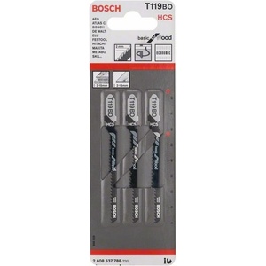 Bosch Нож за трион за осцилиращ трион T 119 BO BfW (3 бр. ) 2608637788 (2608637788)