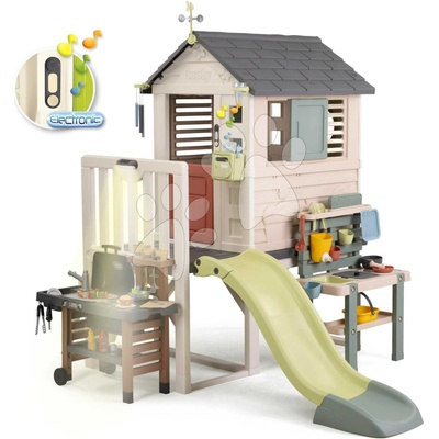 Smoby Domček na pilieroch s pracovným kútikom House On Stilts Life