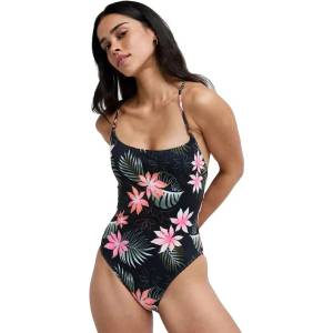 Roxy Бански костюм Roxy Paradise Fleur swimsuit - Black (Anthracite Paradise Fleur Swim)