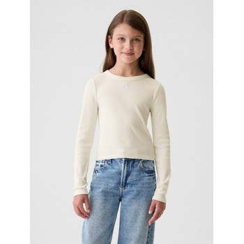 GAP Бебешка памучна тениска GAP GAP | Bezhov | Момичешки | XS