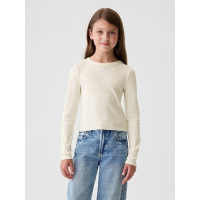 GAP Бебешка памучна тениска GAP GAP | Bezhov | Момичешки | XS