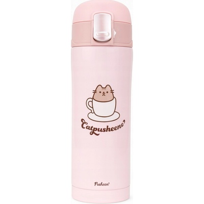 Pusheen termohrnek MPM 350 ml pastelově růžová