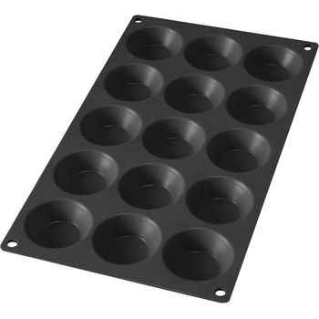 Lékué Форма за тарталетки 30 x 17 см, черен, силикон, Lékué (LKE881183)