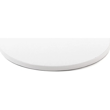 Decora Podnos pevný kruh Biely 25cm