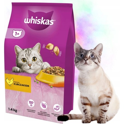 Whiskas Adult s kuracím mäsom 1,4 kg