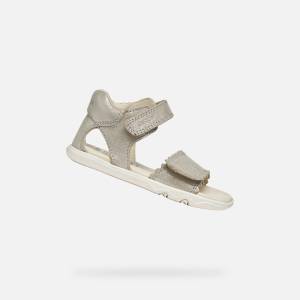 Geox Бежови момичешки barefoot сандали Geox Sandal Steppieup Geox | Bezhov | Момичешки | 20