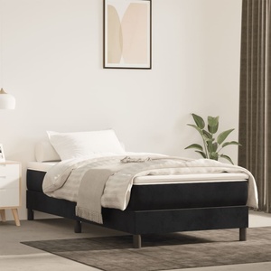 vidaXL Матрак с покет пружини 80 x 220 x 20 см Черно (4016596)