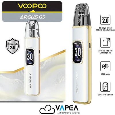 VooPoo Argus G3 1500 mAh Diamond White 1 ks
