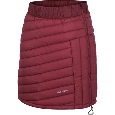 Husky dámska páperová sukňa Frozy L faded bordo