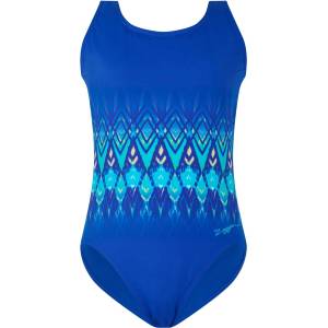 Zoggs Reef Scoopback Womens - Blue
