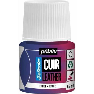 Pebeo Setacolor effect farba na kožu 45 ml duochrómová ružová/modrá