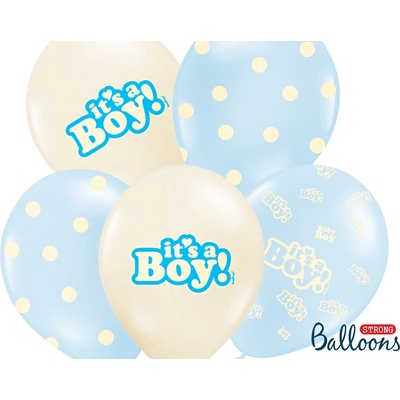 PartyDeco Balóny It´s a Boy modré 30cm