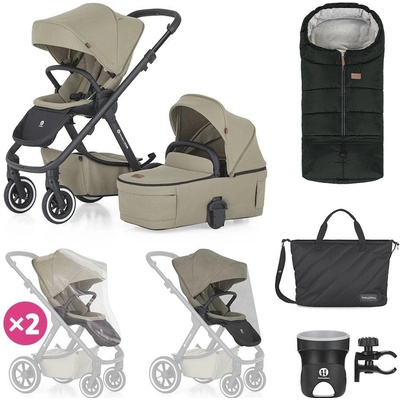 PETITE&MARS kombinovaný ICON 2v1 Mossy Green XXL AIR 2024