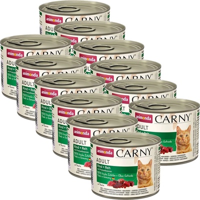 Animonda Carny Adult - Говеждо, еленско и боровинки 12 x 200 г