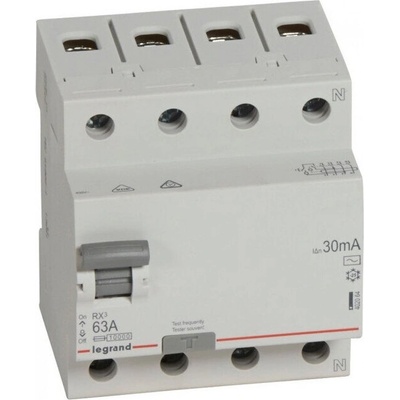 Legrand Дефектно токова защита RX-3 4Р 63А 30mA 6kA - Legrand (402064)