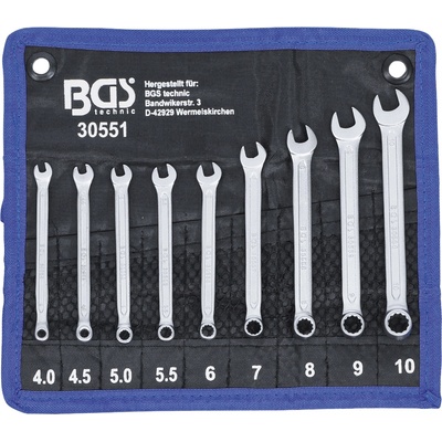 BGS technic Sada očkoplochých klíčů 4 - 10 mm 9dílná BGS 30551