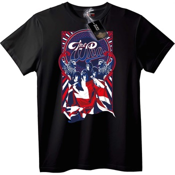 NOONEBRAND Тениска The Who с Британско Знаме - 2XL, White