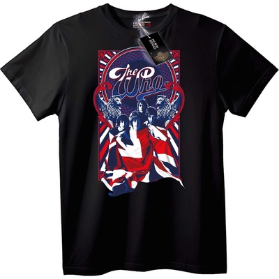 NOONEBRAND Тениска The Who с Британско Знаме - 2XL, White