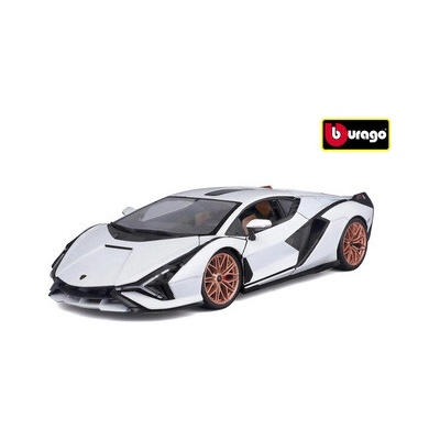 Bburago TOP Lamborghini Sián FKP 37 Biela/Čierna 1:18